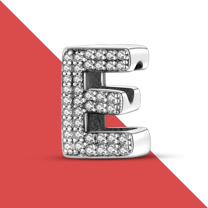 charms plata de ley 925 fit pandora 925 original bracelets for women 925 silver letter charms beads pendant diy jewelry 2022 hot
