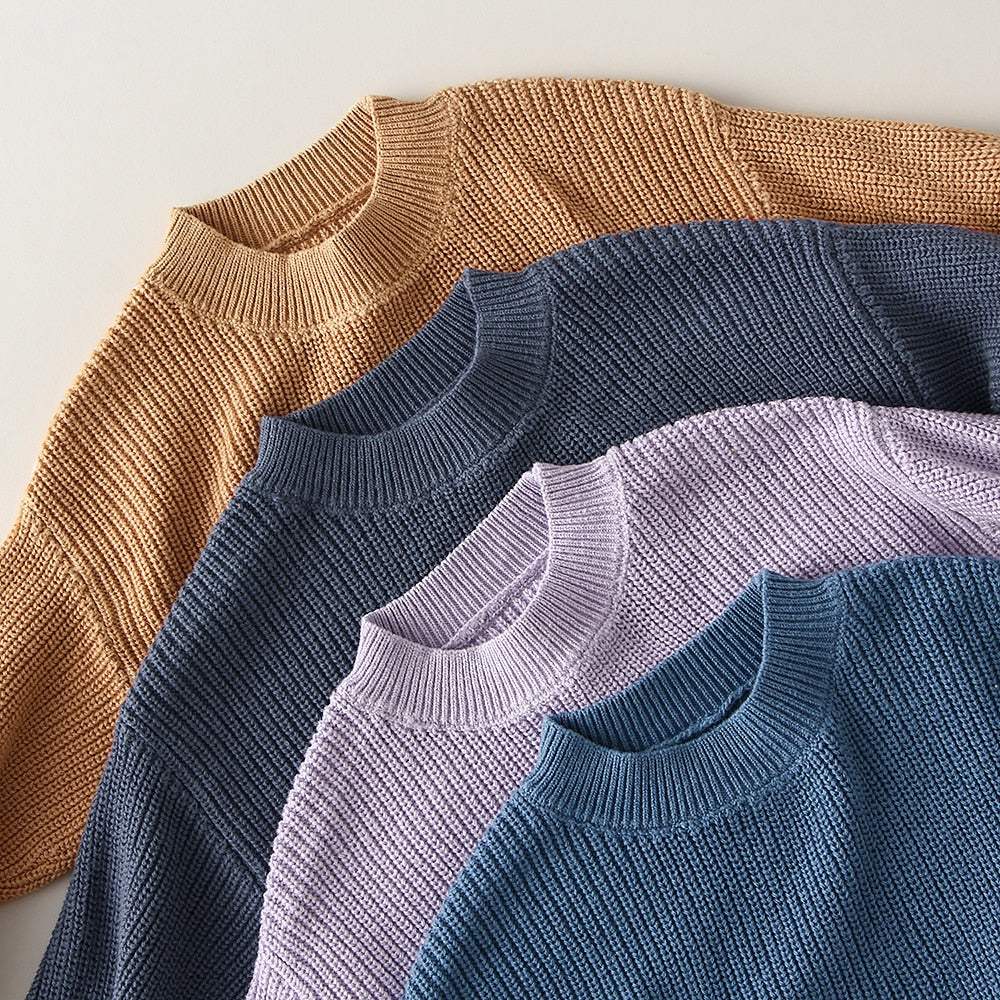 Spring Children Sweaters Kids Knit Wear Kids Knitting Pullovers Tops Baby Girl Boy Sweaters Kids Sweaters
