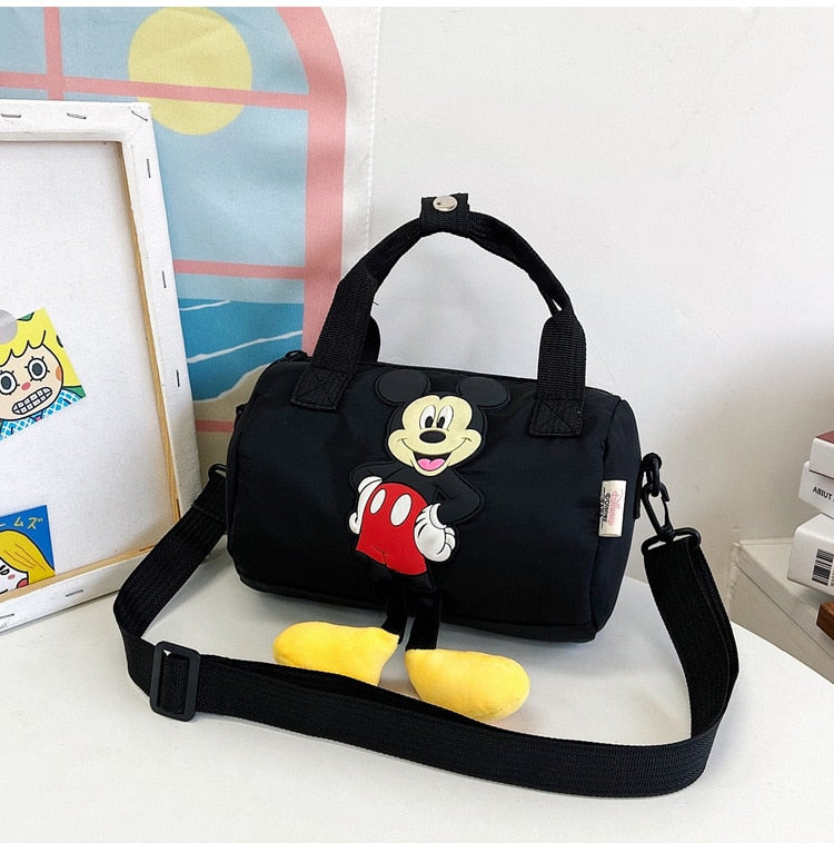 New Disney Shoulder Bags Cartoons Mickey Mouse Nylon Bag Women Messenger Bag Cute Anime Fashion Handbag Gifts for A Girls