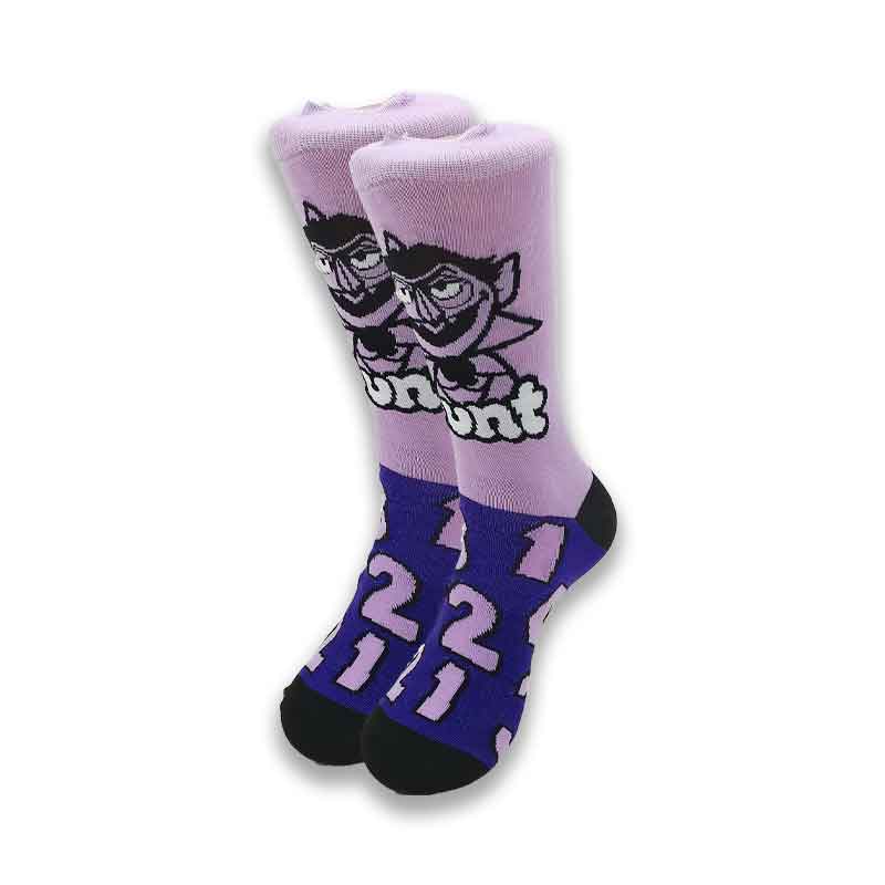 Street Style Hiphop Personalized Novelty Horror Sock Men Weird Comic Style Men Socks Funny Autumn Winter Cotton Warm Dress Socks