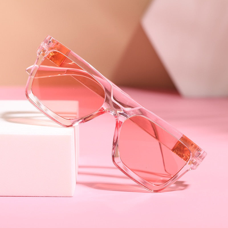 New Boy Girl Fashion Square Sunglasses Children Vintage Sunglasses UV Protection Classic Kids Eyewear Sunglasses