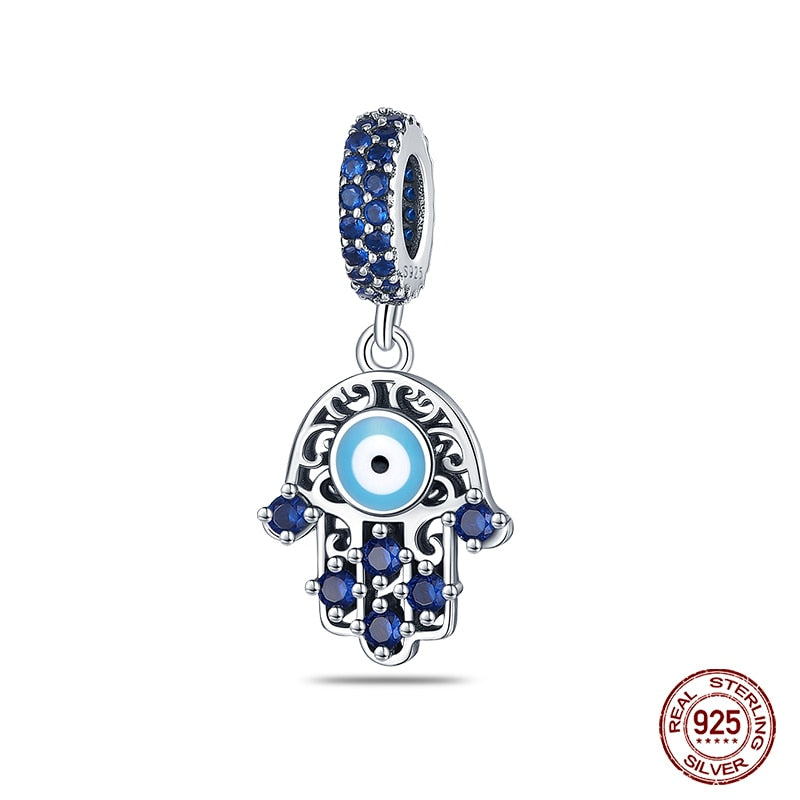 Fit Pandora 925 Original Bracelet Chameleon Luminous Firefly Butterfly Silver Charms Beads For DIY Christmas Jewelry Gift Making