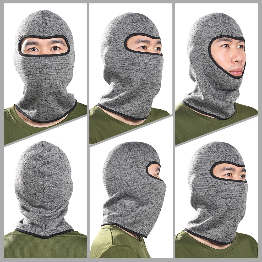 Polar Fleece Winter Warmer Thermal Windproof Balaclava Cold Weather Hat Helmet Liner Full Face Caps Men Women Cap Beanies