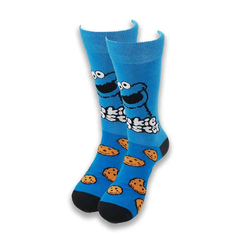 Street Style Hiphop Personalized Novelty Horror Sock Men Weird Comic Style Men Socks Funny Autumn Winter Cotton Warm Dress Socks