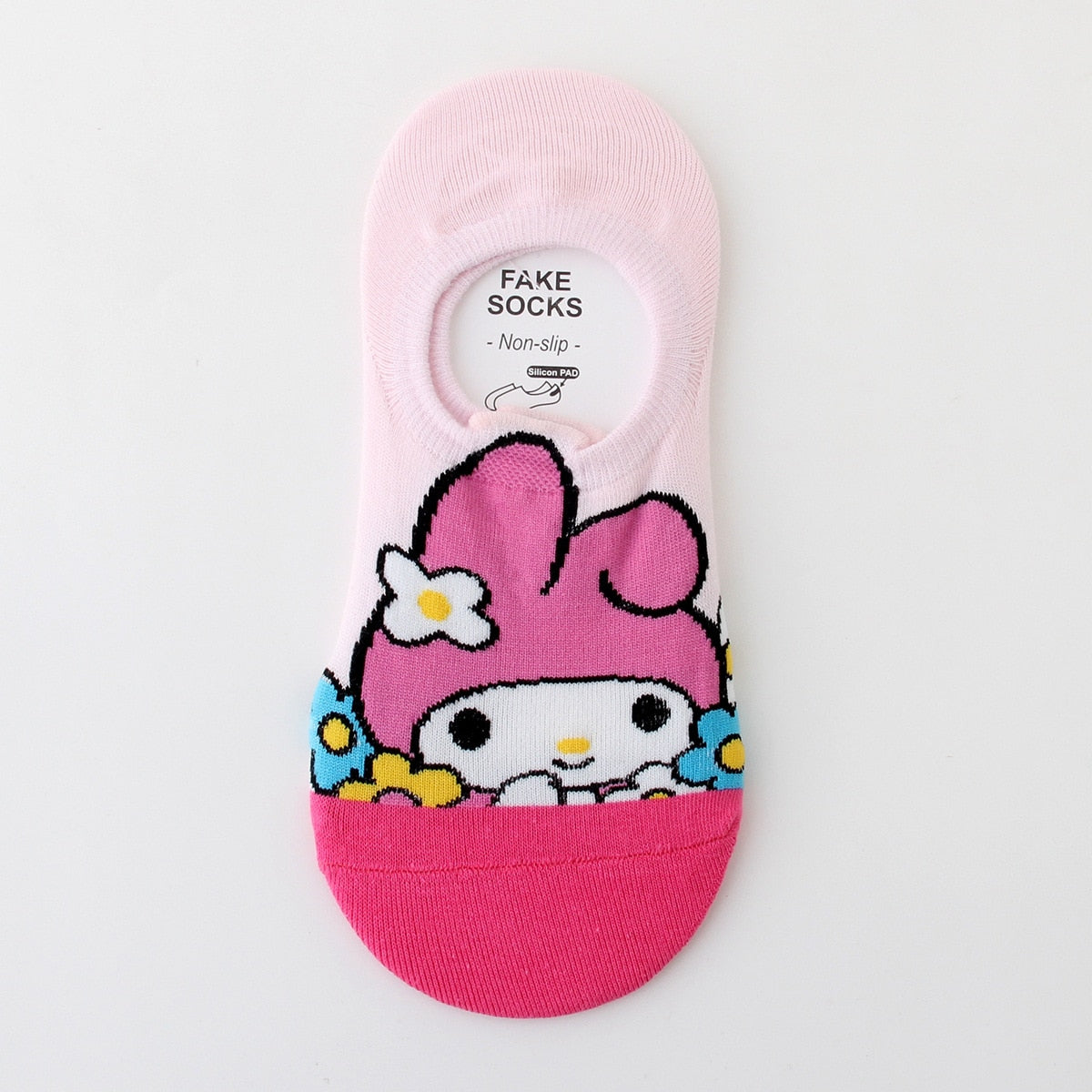 Sanrio Socks Woman My Melody Kuromi Hello Kitty Calcetines Anime Character Cute Short Harajuku Cotton Casual Girls Socks