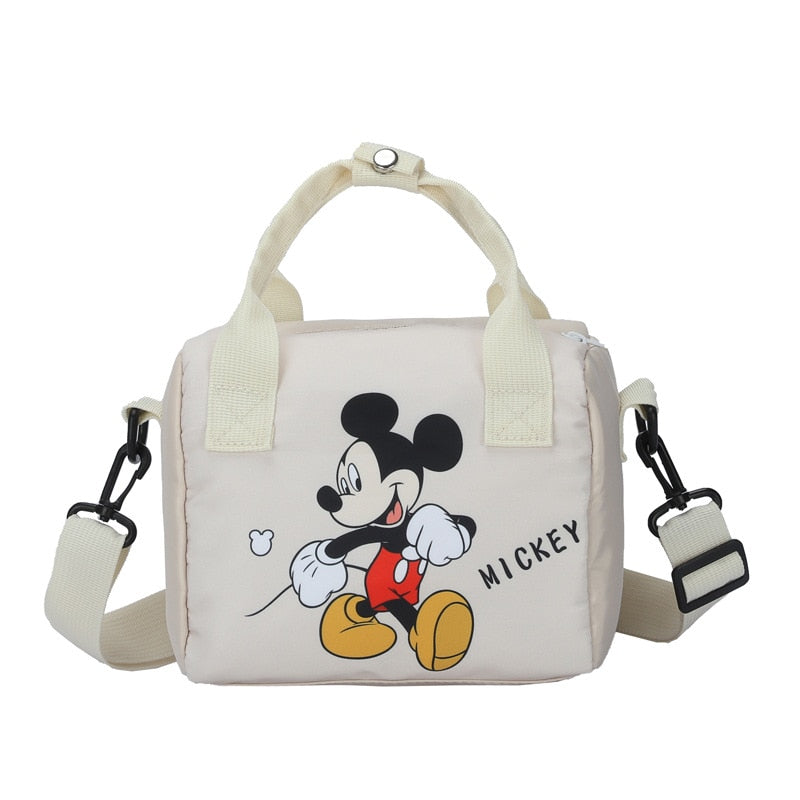 New Disney Shoulder Bags Cartoons Mickey Mouse Nylon Bag Women Messenger Bag Cute Anime Fashion Handbag Gifts for A Girls