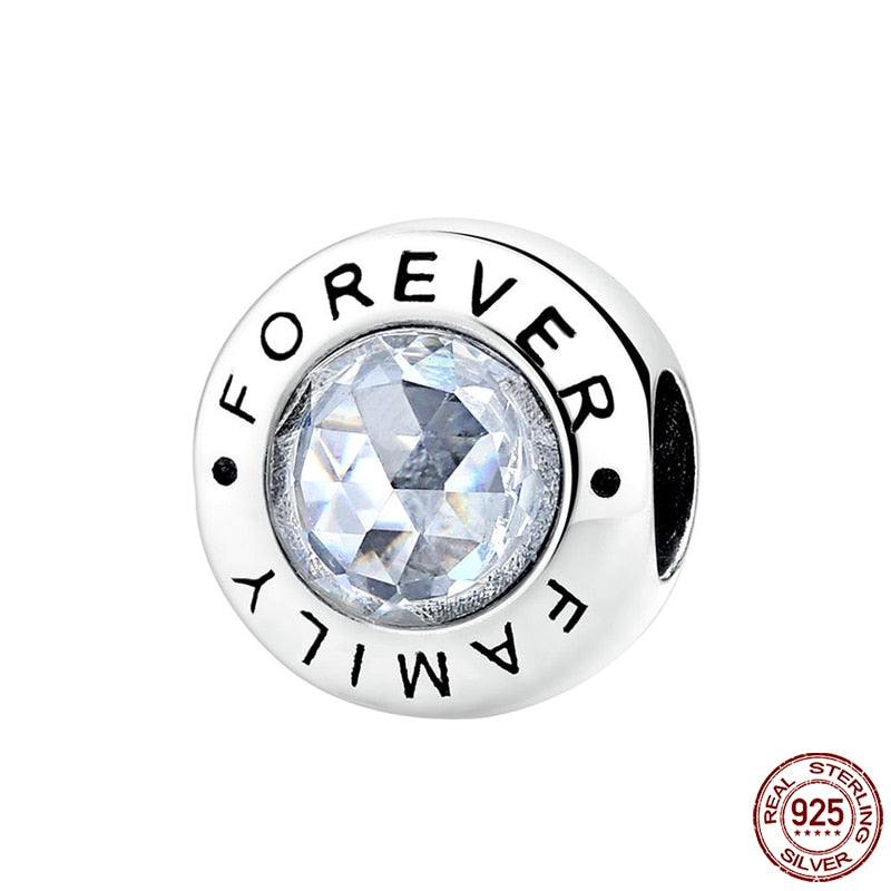 Hot Sale Charms Fit Pandora 925 Original Bracelet 925 Silver Owl With Blue Zircon Red Heart Charms Beads Fine DIY Jewelry Making