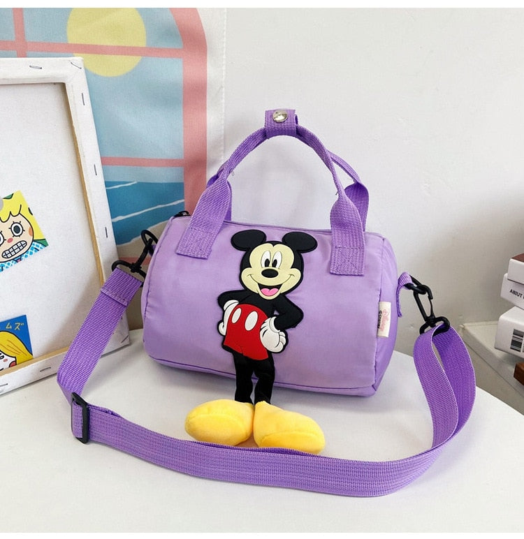 New Disney Shoulder Bags Cartoons Mickey Mouse Nylon Bag Women Messenger Bag Cute Anime Fashion Handbag Gifts for A Girls
