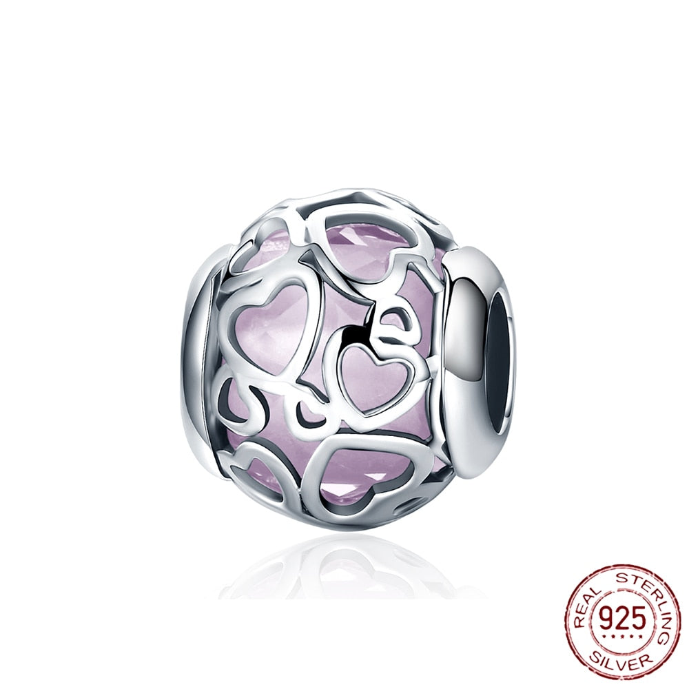 NEW plata ley 925 Sterling Silver Bear Balloon Mom Beads Charm Fit Original Pandora Bracelets Charm For Women Jewelry DIY Gift