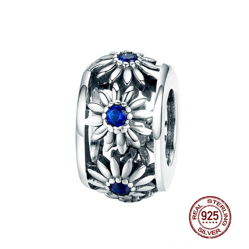 Round Charms Genuine 925 Sterling Silver Vintage Galaxy Openwork Beads Fit Original Bracelet Pendant Authentic Jewelry Women