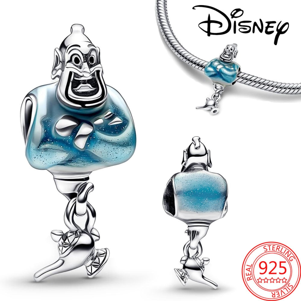 Disney Stitch Minnie Mouse Winnie Charms Dangle Fit Charms Silver 925 Original Bracelet Beads Charm for Pendant Jewelry Gift