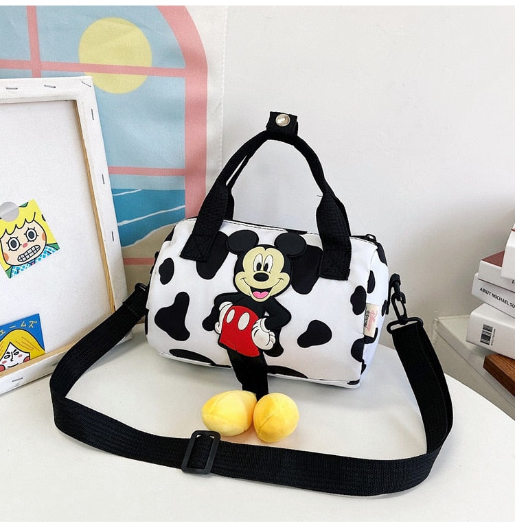 New Disney Shoulder Bags Cartoons Mickey Mouse Nylon Bag Women Messenger Bag Cute Anime Fashion Handbag Gifts for A Girls