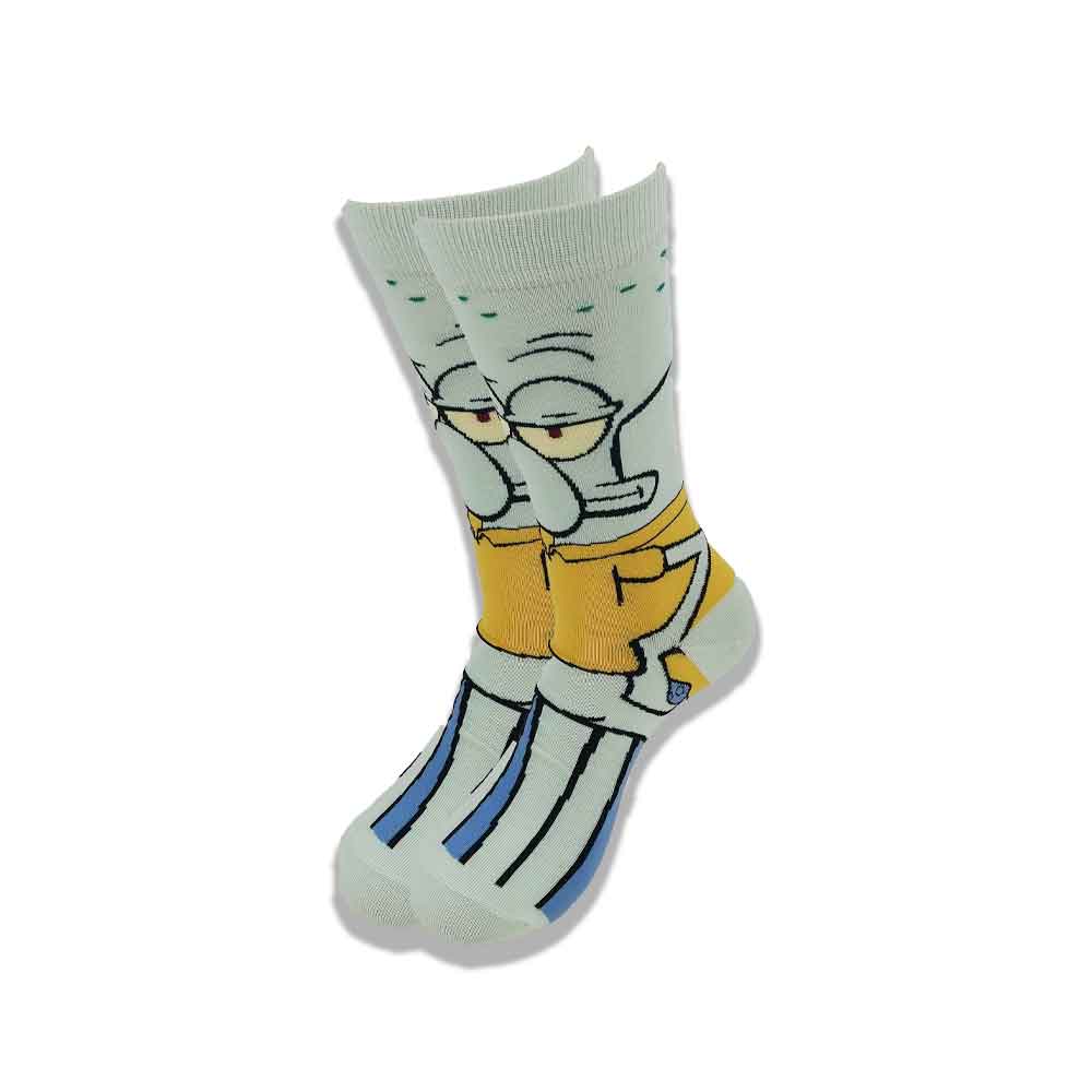 Street Style hiphop personalized Novelty  sock men weird comic style men socks funny autumn winter cotton warm dress socks