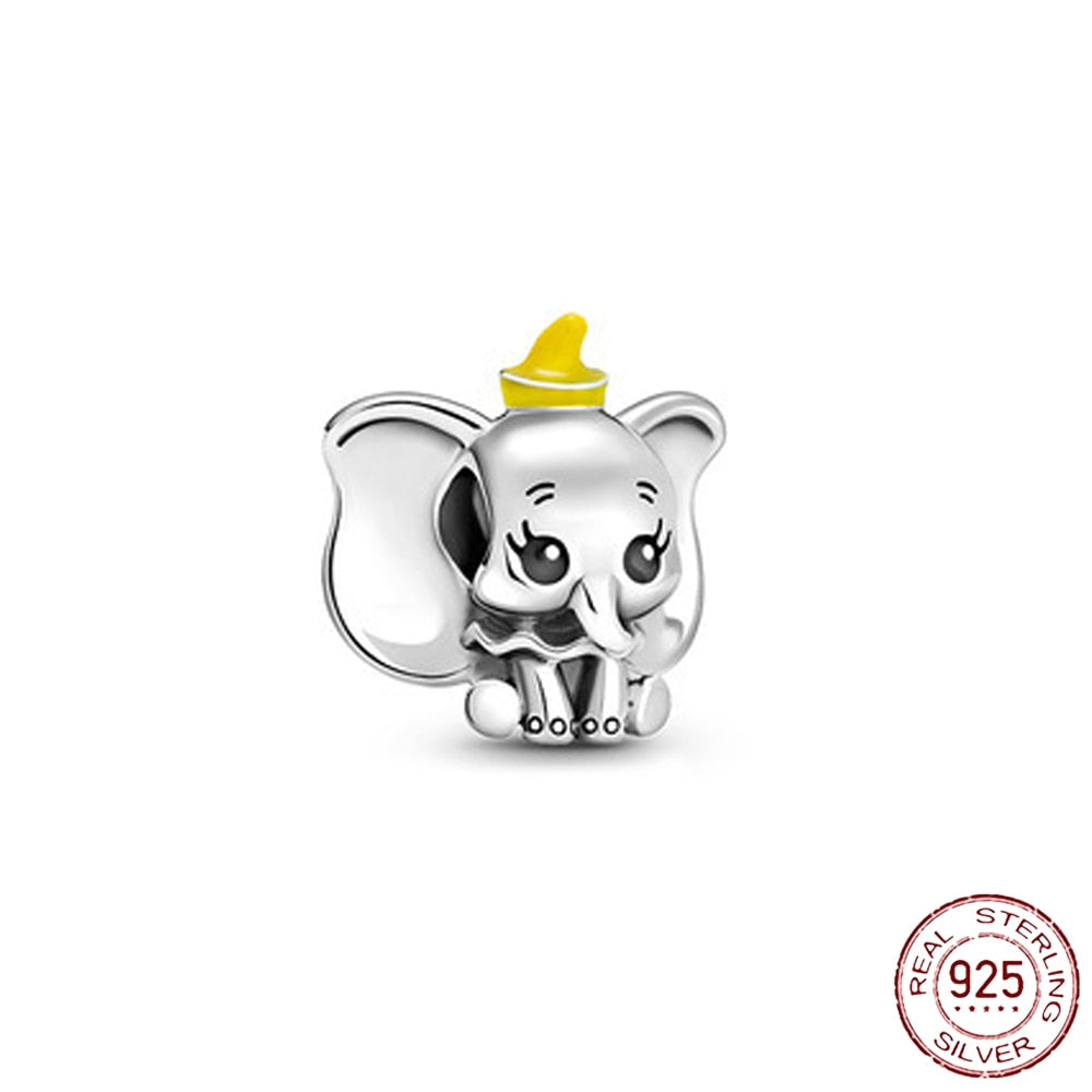 New 925 Sterling Silver Safety Chain Romantic Flowers Balloon Charms Bead Fit Original Pandora Bracelets Charm DIY Women Jewelry