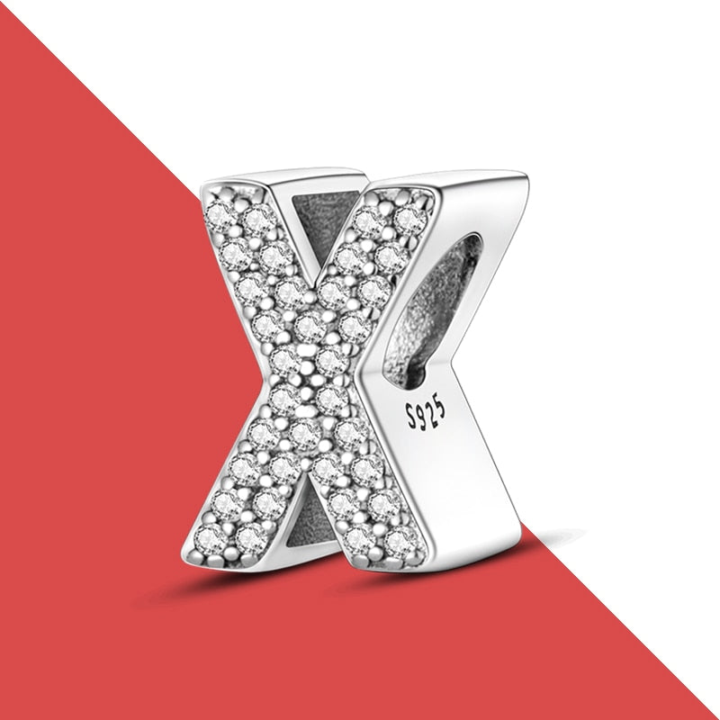 charms plata de ley 925 fit pandora 925 original bracelets for women 925 silver letter charms beads pendant diy jewelry 2022 hot