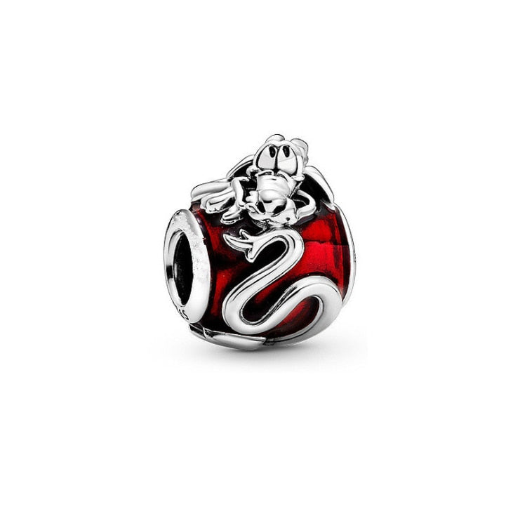 NEW plata ley 925 Sterling Silver Bear Balloon Mom Beads Charm Fit Original Pandora Bracelets Charm For Women Jewelry DIY Gift