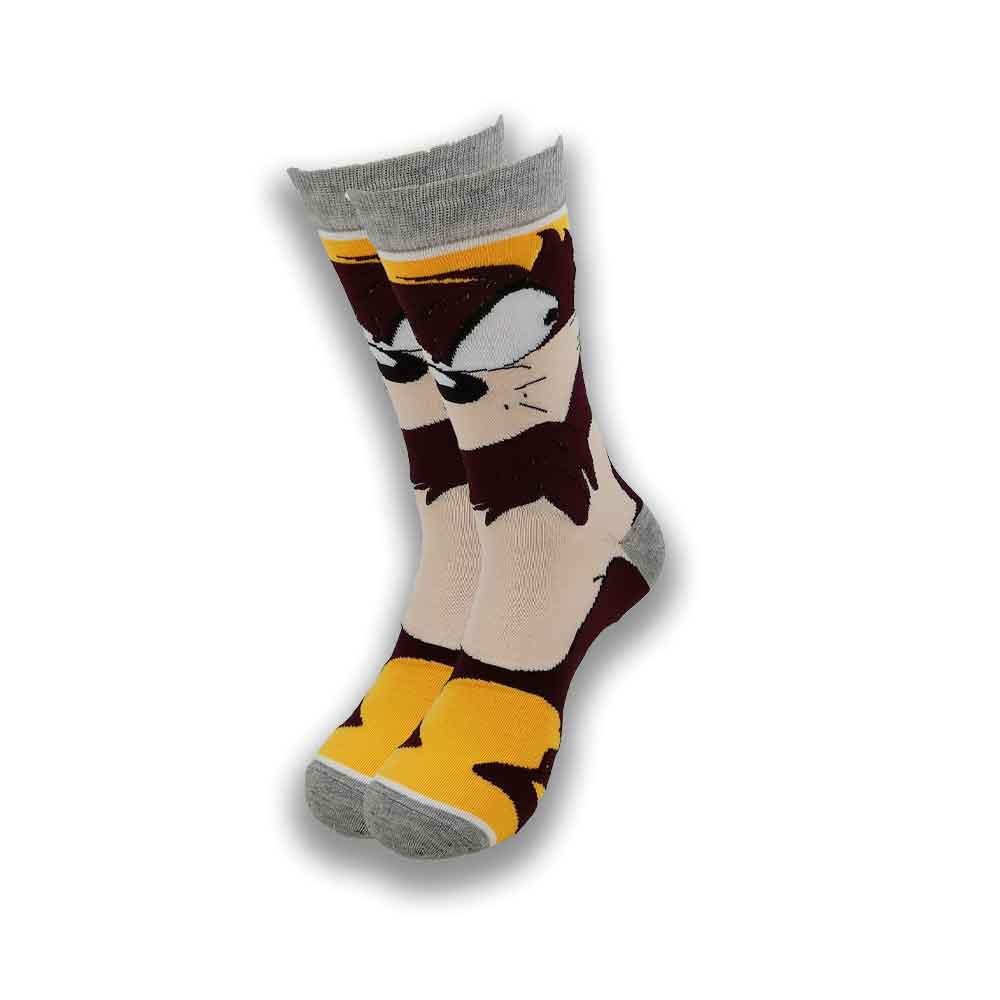 Street Style hiphop personalized Novelty  sock men weird comic style men socks funny autumn winter cotton warm dress socks