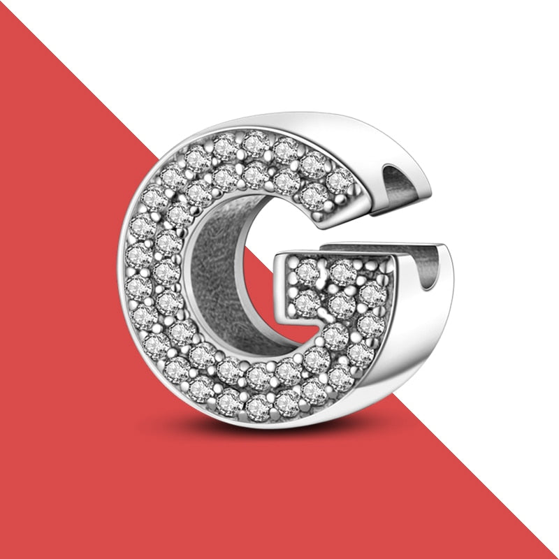 charms plata de ley 925 fit pandora 925 original bracelets for women 925 silver letter charms beads pendant diy jewelry 2022 hot