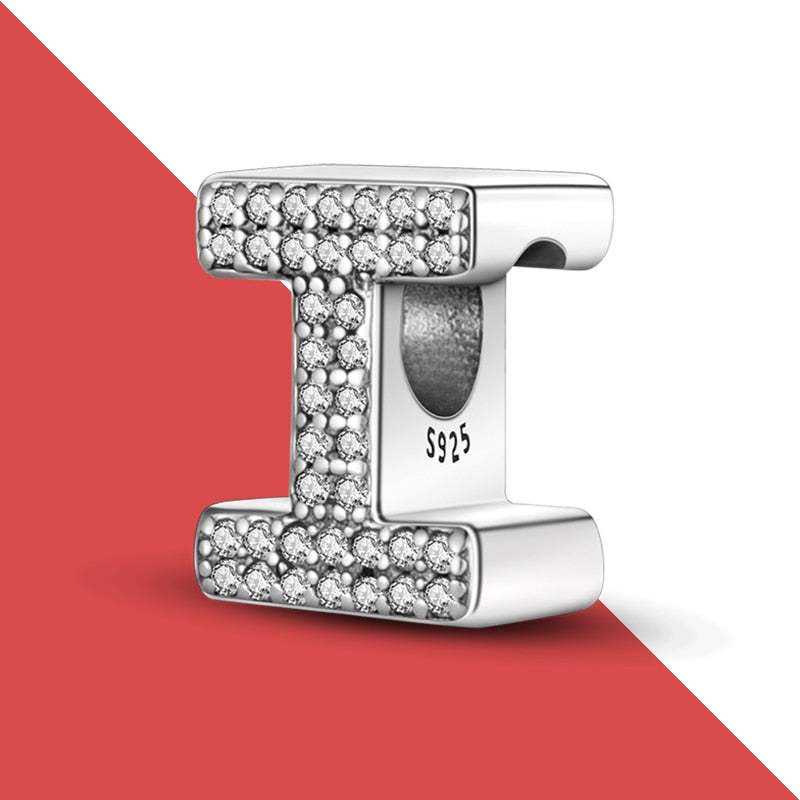 charms plata de ley 925 fit pandora 925 original bracelets for women 925 silver letter charms beads pendant diy jewelry 2022 hot