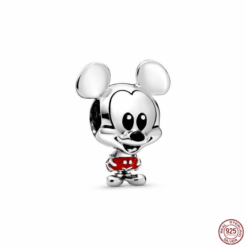 NEW plata ley 925 Sterling Silver Bear Balloon Mom Beads Charm Fit Original Pandora Bracelets Charm For Women Jewelry DIY Gift