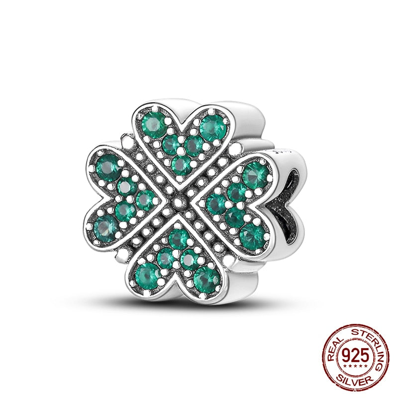 Fit Pandora 925 Original Bracelet Chameleon Luminous Firefly Butterfly Silver Charms Beads For DIY Christmas Jewelry Gift Making