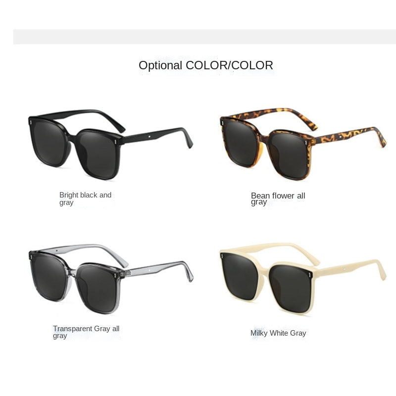 OIMG Vintage Square Sunglasses Women Oversized Sunglass Men Retro Black Sun Glasses Shades Goggle UV400