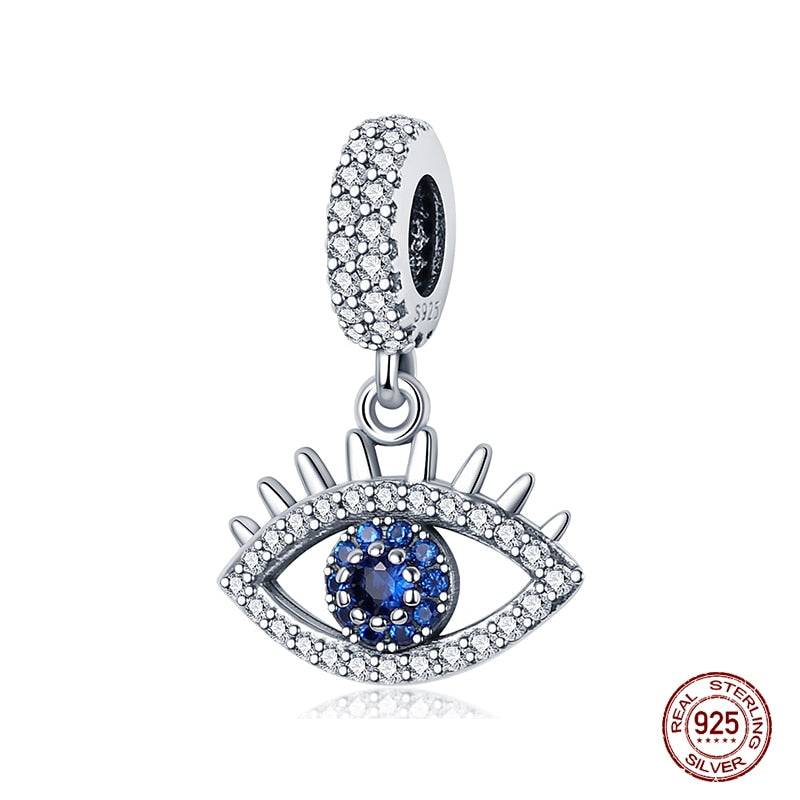 Fit Pandora 925 Original Bracelet Chameleon Luminous Firefly Butterfly Silver Charms Beads For DIY Christmas Jewelry Gift Making