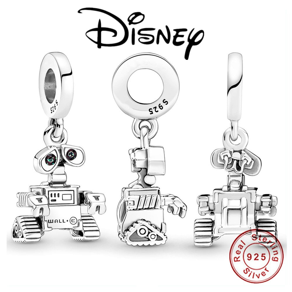 Disney Stitch Minnie Mouse Winnie Charms Dangle Fit Charms Silver 925 Original Bracelet Beads Charm for Pendant Jewelry Gift