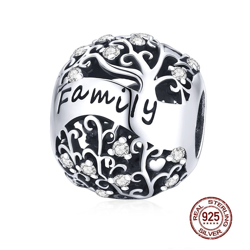 Round Charms Genuine 925 Sterling Silver Vintage Galaxy Openwork Beads Fit Original Bracelet Pendant Authentic Jewelry Women