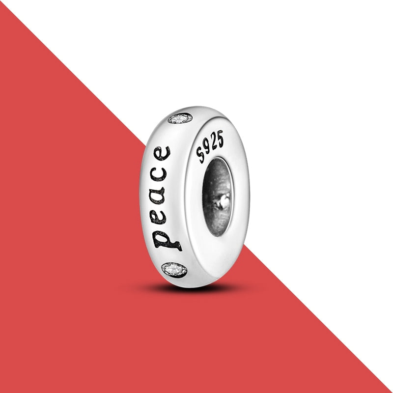 charms plata de ley 925 fit pandora 925 original bracelets for women 925 silver letter charms beads pendant diy jewelry 2022 hot