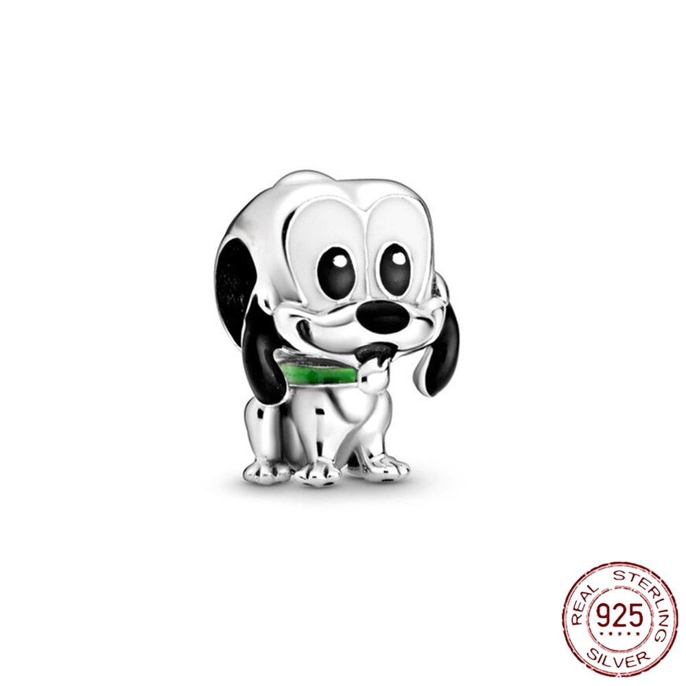 NEW plata ley 925 Sterling Silver Bear Balloon Mom Beads Charm Fit Original Pandora Bracelets Charm For Women Jewelry DIY Gift