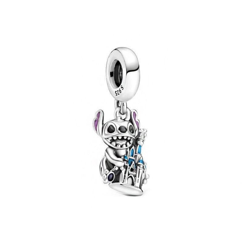 NEW plata ley 925 Sterling Silver Bear Balloon Mom Beads Charm Fit Original Pandora Bracelets Charm For Women Jewelry DIY Gift