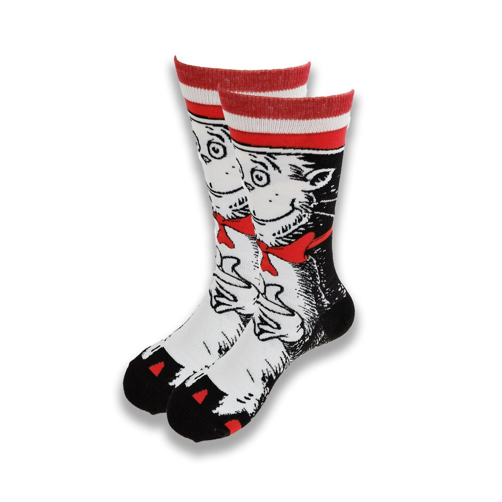 Street Style hiphop personalized Novelty  sock men weird comic style men socks funny autumn winter cotton warm dress socks