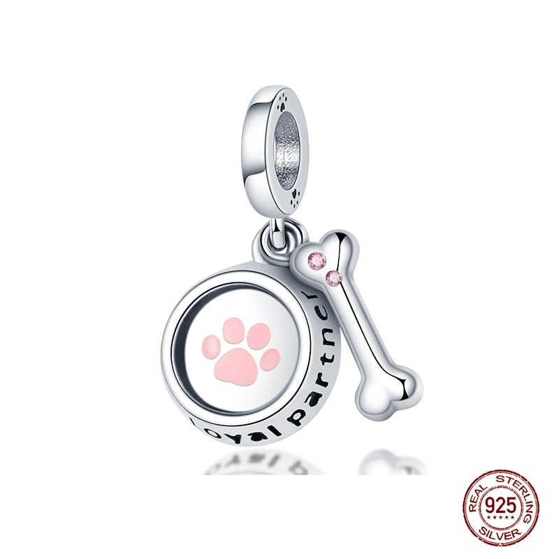 Fit Pandora 925 Original Bracelet Chameleon Luminous Firefly Butterfly Silver Charms Beads For DIY Christmas Jewelry Gift Making