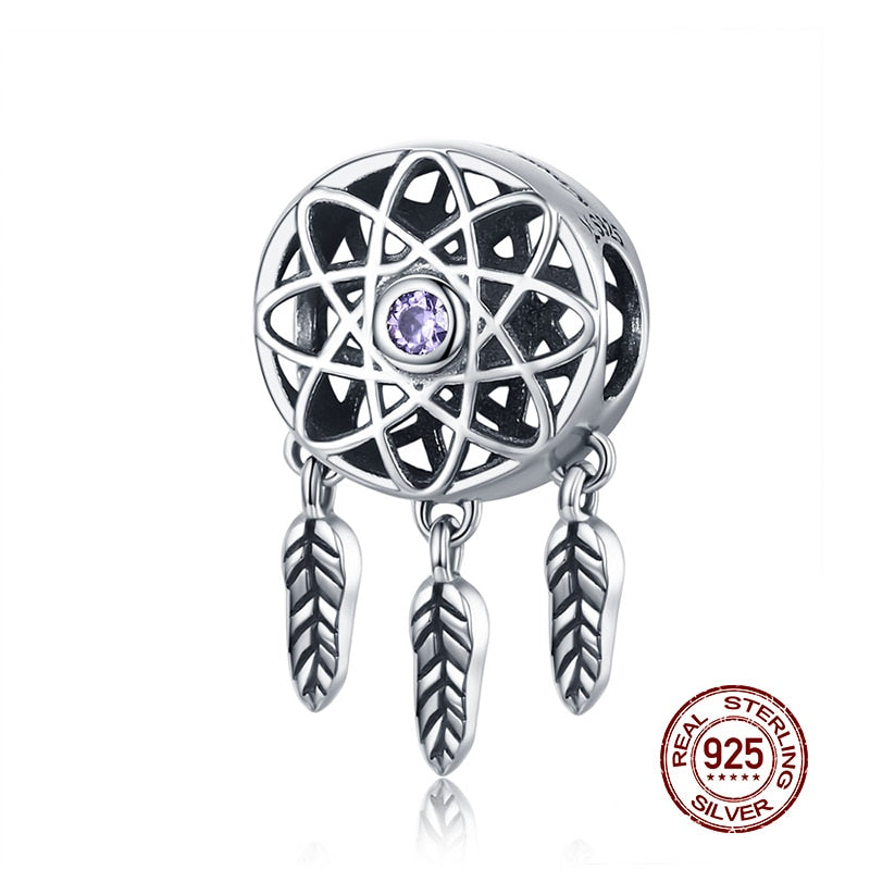 Round Charms Genuine 925 Sterling Silver Vintage Galaxy Openwork Beads Fit Original Bracelet Pendant Authentic Jewelry Women