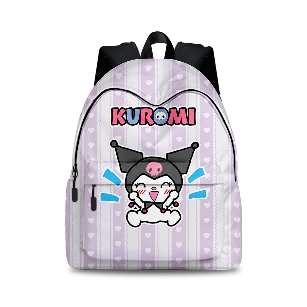 Sanrio Kulomi 3d Printed Backpack Boys Girls School Bag Teenager School Backpacks Women Men Bookbag College Fashion Backpack