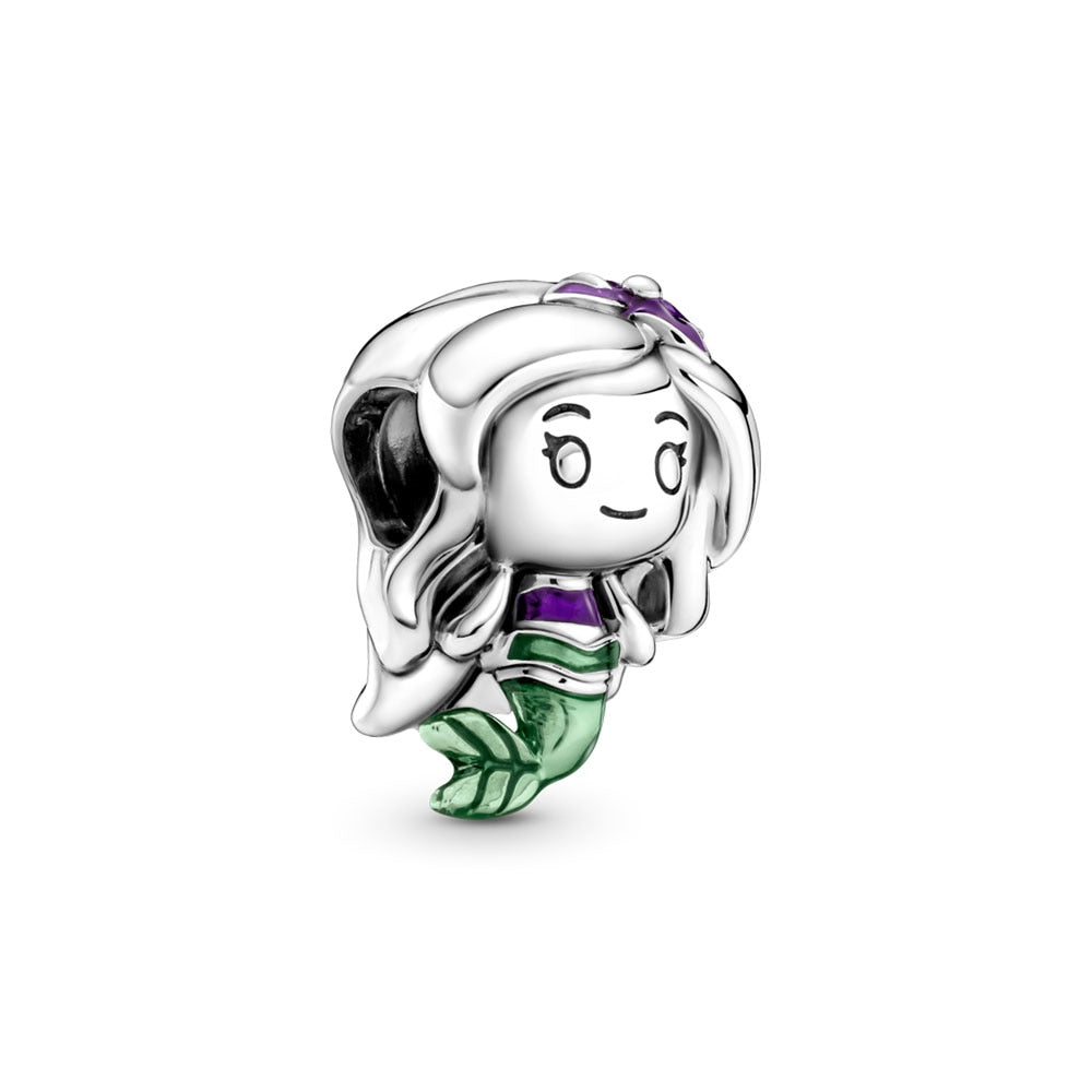 NEW plata ley 925 Sterling Silver Bear Balloon Mom Beads Charm Fit Original Pandora Bracelets Charm For Women Jewelry DIY Gift