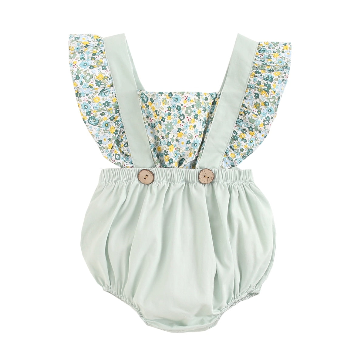 Pagliaccetti per neonate in cotone estivo Sanlutoz neonato principessa abbigliamento per bambini pagliaccetto per neonato con fiori carini