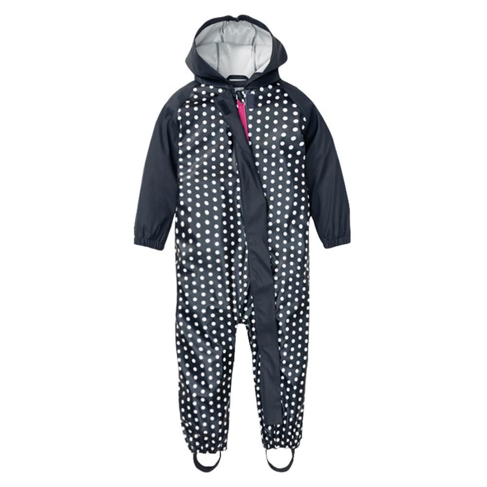 Kids Jumpsuit for Girls Waterproof Overall Girls PU Rain Pants Children Raincoat Baby Hooded Rainwear For Boys And Girls Clothes