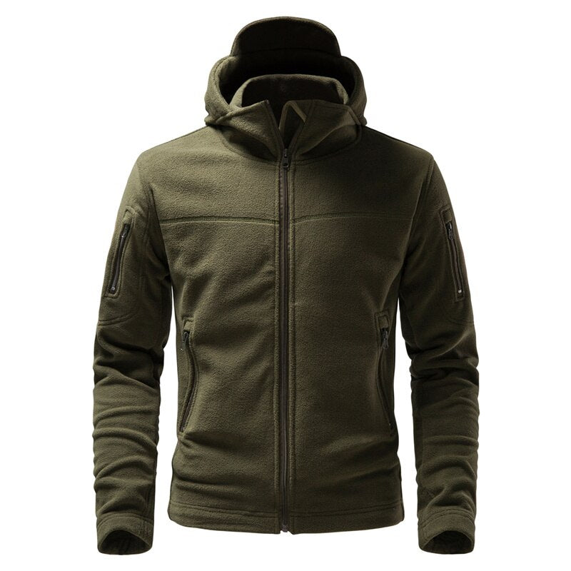 Spring and Autumn New Men's Pure Color Windproof Jacket Fashion Hooded Casual Jacket Outdoor Mountaineering Wear