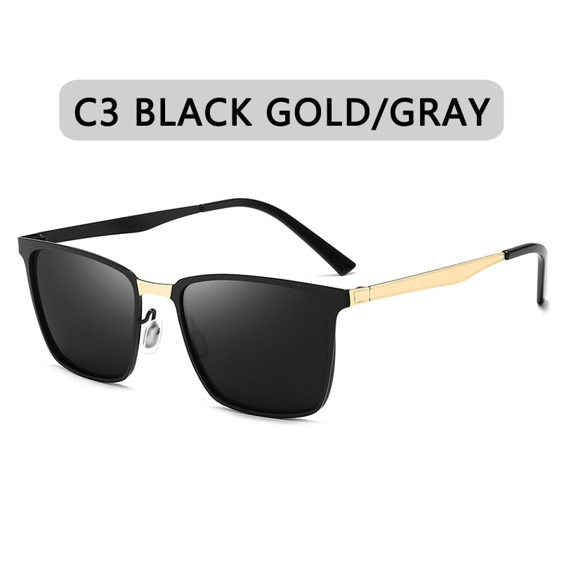 ZXWLYXGX Brand Design Classic Polarized Sunglasses Men Women Driving Square Frame Fashion Sun Glasses Male Goggle Gafas De Sol
