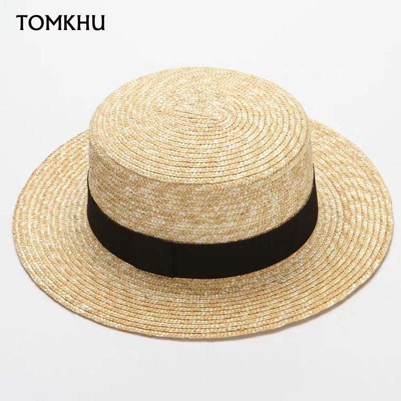 Summer Women Wide Brim Straw Hat Fashion Chapeau Paille Lady Sun Hats Boater Wheat Panama Beach Hats Chapeu Feminino Caps