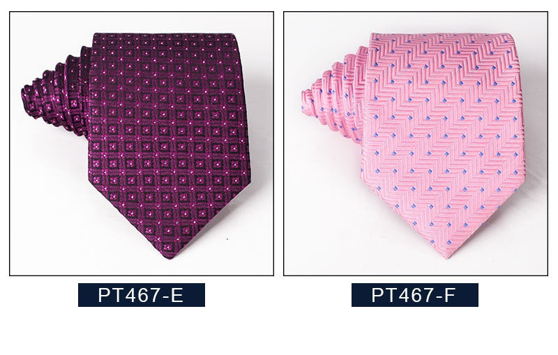 Classic Blue Black Red Necktie Men Business Formal Wedding Tie 8cm Stripe Plaid Neck Ties Fashion Shirt Dress Accessories