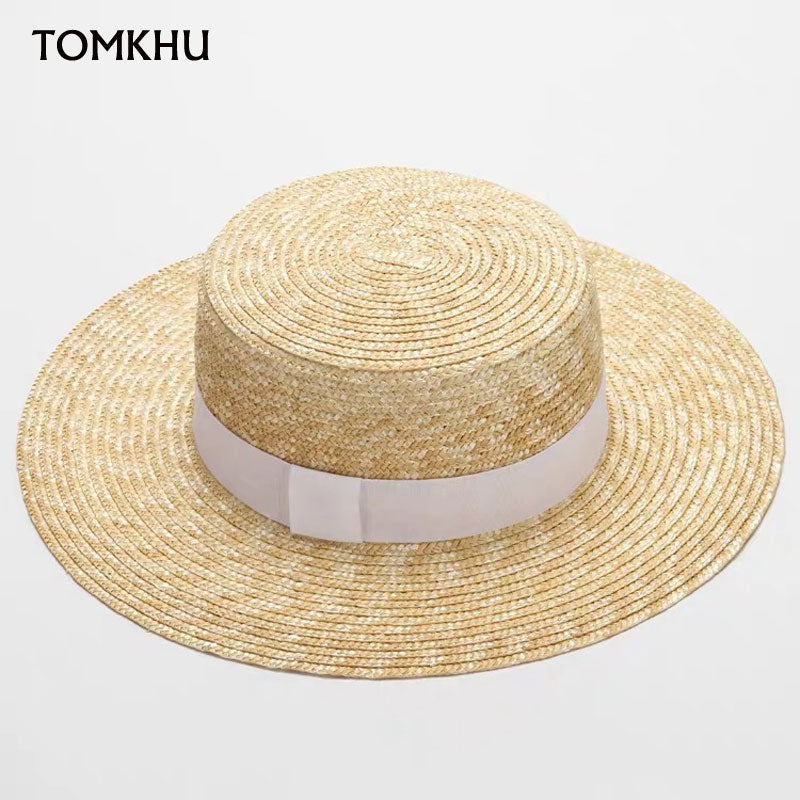 Summer Women Wide Brim Straw Hat Fashion Chapeau Paille Lady Sun Hats Boater Wheat Panama Beach Hats Chapeu Feminino Caps