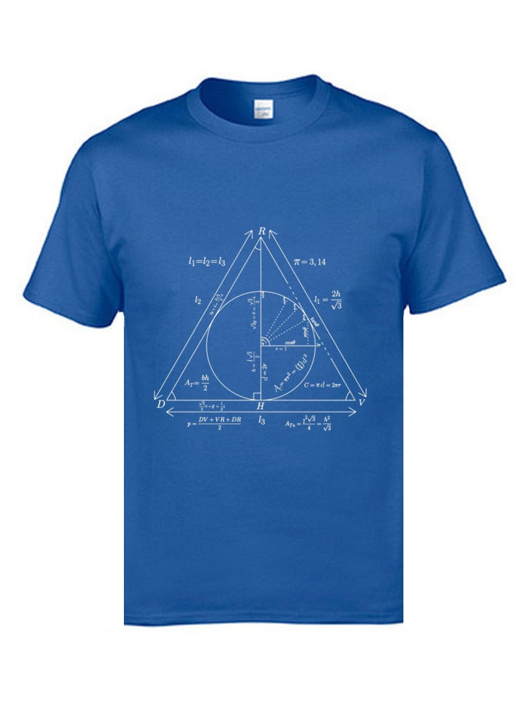 Math Teacher Formula Website T Shirts Triangle Law Summation College Tshirts Mens  University T-Shirts High Quality Tees