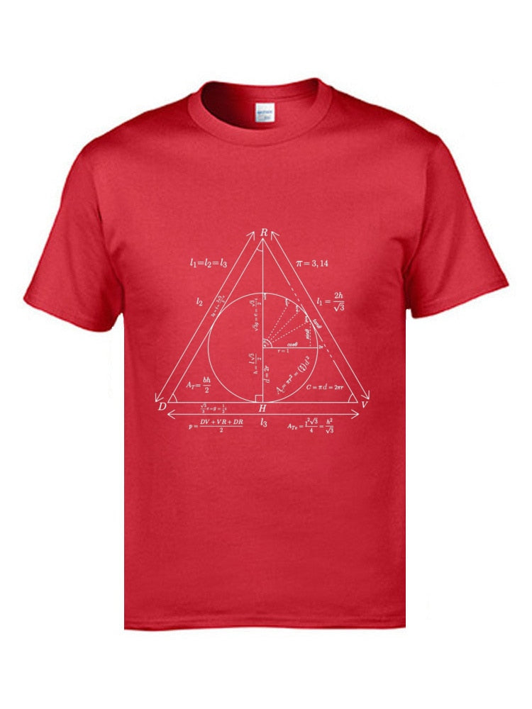 Math Teacher Formula Website T Shirts Triangle Law Summation College Tshirts Mens  University T-Shirts High Quality Tees