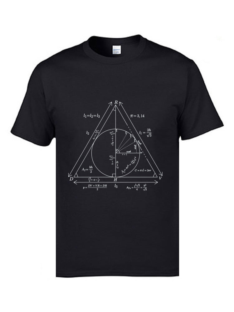 Math Teacher Formula Website T Shirts Triangle Law Summation College Tshirts Mens  University T-Shirts High Quality Tees