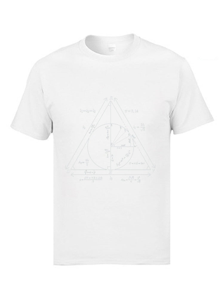 Math Teacher Formula Website T Shirts Triangle Law Summation College Tshirts Mens  University T-Shirts High Quality Tees