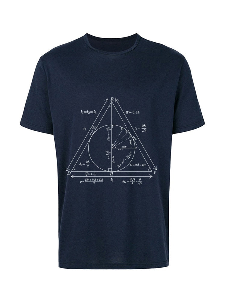 Math Teacher Formula Website T Shirts Triangle Law Summation College Tshirts Mens  University T-Shirts High Quality Tees