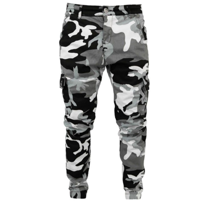 Camouflage Military Joggers Pants Men Pure Cotton Mens Spring Autumn Cargo Pants Men's Comfortable Trousers Camo Casual Clothing